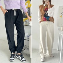 스타일오늘 봄 골덴 여성 조거팬츠 조거바지 통바지 와이드팬츠 편한바지