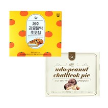제주 감귤찰떡 초코칩 우도땅콩 찰떡파이 2종, 우도땅콩 찰떡파이 2박사
