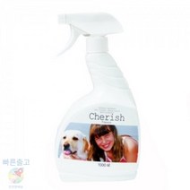 체리쉬 강아지 냄새 향균 탈취제 파파야향 1000ml 마킹방지 소독제 장난감소독