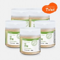 고미네 무분말 200g 국산 100% 무첨가 가루, 200g(용기)5개