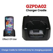 바코드 스캐너 인식 리더 GZPDA05 PDA 바코드 스캐너 전용 충전 크래들 핸드헬드 안드로이드 9.0 2G 16G, 02 GZPDA02Cradle_04 EU