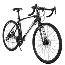 서전트 인코너 R21 시마노 21단 700C 디스크 사이클 입문용 알루미늄 로드자전거 무료조립, 블랙실버, 무료조립+무료배송+6종사은품