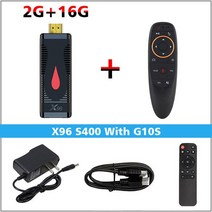 올위너 TV 안드로이드 10.0 스마트 4K 2.4G 와이파이 셋톱 미디어 H.265 X96 X96S400, 16.영국 플러그 - 2G 16G G10S