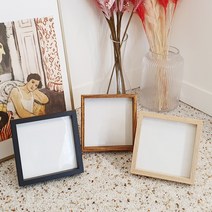 마이미닝 한나무 사진 액자 5x7 6x6 6x8 8x8 8x10 소형 탁상 원목 우드 나무 프레임, 애쉬 원목