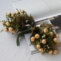 딸 방문 메세지판 장식용 조화가랜드 화사한 카페문 전실용 봄인테리어 중문장식 커피숍창가 집들이선물, 연핑크