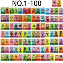 게임 애니멀 크로싱 뉴 호리즌 아미보 카드 발샤 마샬 메이플 NS 스위치 3DS 게임 세트 미니 NFC 카, 05 mini 100pcs cards