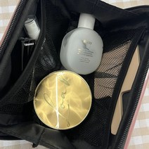 여행용 미니 하드캐리어 파우치 가방 로즈골드
