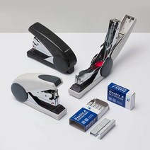 더블에이 무중력 스마트 스테이플러 스테플러 33호침, 블랙