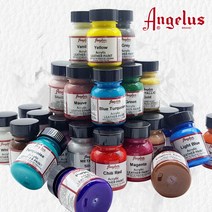 [알파] [엔젤러스] 아크릴 레더 페인트 29.5ml, 색상:[6565720]198/Buttercup