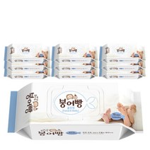 붕어빵 물티슈 고평량 올인원 70매 10팩