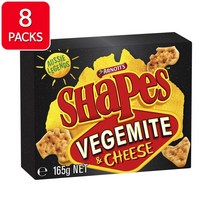 Arnotts Shapes Vegemite Cheese 아노츠 쉐입 베지마이트 치즈 크래커 호주 과자 165g 8팩