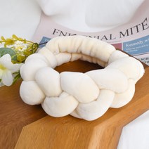 강아지넥워머 목도리 고양이목도리, 크림L(28~32cm)