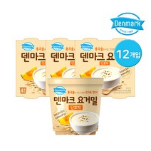 덴마크 떠먹는 요거밀 150g 3종 12개 / 귀리플레인 / 단호박 / 자색고구마, 02. 요거밀 단호박 150g 12개(4입x3개)