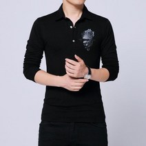 남성 긴필티 큰옷 빅사이즈 오버핏 긴팔티셔츠 흰티 5컬러 로즈 카라넥 셔츠