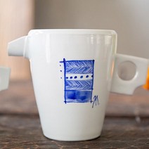 이천도자기 청화문 백자 브이 저그 700ml 디자인 랜덤, 골드플레스 쿠팡 본상품선택