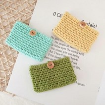 트리플 카드지갑 만들기 DIY키트 뜨개질 DIY 패키지, 211, 1개