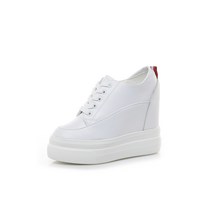 여자 운동화 가죽 통굽 발편한 키높이 플랫 수제화 슈즈 데일리