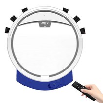 Cooela 스마트 자동 회전식 로봇 청소기 건습식 미니 무선 물탱크 물공급, RS300블랙+물탱크