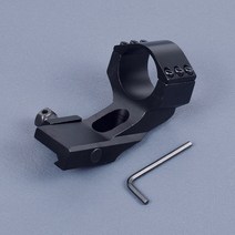 라운드 곡선 레일 휘어지는 병원 천장 커튼 전술 GE 오토매틱스 AR15 스코프 마운트 광학 사이트 라이플 1.5 1.93 20mm 버블 레벨 없음, [10] Black