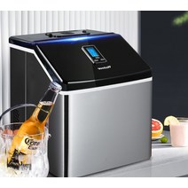 미니제빙기 가정용제빙기 사무실용 업소용 카페용, 얼음 24개 자동세척 30kg 공냉식수돗물이용