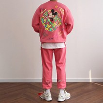 디즈니정품 미키마우스 스카치 맨투맨 조거팬츠 트레이닝세트 4color