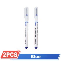 긴 헤드 20mm 목공마카펜 나무용 페인트 아크릴 윈도우 유리에쓰는펜 틈새 마커펜 마카 30mm 마킹 방수, 2pcs-Blue