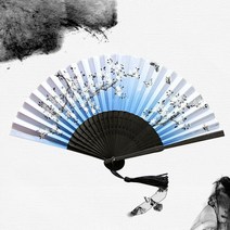 중국어 일본어 실크 접이식 팬 나무 클래식 댄스 고품질 술 우아한 여성 홈 인테리어, 01 1