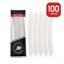 디엠몰 캡가드 모자 땀흡수패드 10P 스티커 화장 땀 셔츠 오염방지, 화이트