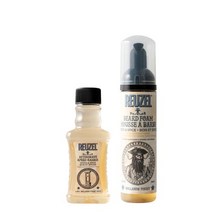 266783 REUZEL 쉐이브 스킨 우드향 3.38oz 100ml + 비어드 폼 우드향 2.36oz 70ml Wood&Spice Aftershave 3.8oz 100ml + Be, none