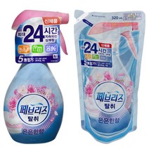 페브리즈 [무료배송]페브리즈 은은한향 (370ml+320ml)-1개 섬유 탈취제, 1세트