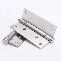 아이베란다 스텐 스프링 방문 자유경첩 (2개), 4인치 2개(100mm)
