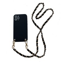 아이폰 케이스 감성 예쁜 고급 럭셔리 crossbody lanyard 목걸이 가죽 팔찌 체인 전화 for 13 11 12 pro max xr x xs 8 plus 커버