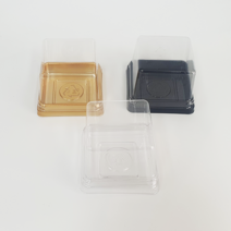 화과자 1구 케이스 -100개 사이즈: 45X45X45mm, 투명, 100개