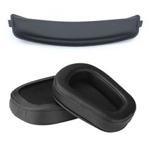 게이밍헤드셋 헤드셋 진동헤드셋 교체 이어 패드 쿠션 헤드밴드 키트 로지텍 g633 g933 g635 g633s g933s 게임 헤드셋 이어 패드 폼 베개 커버, 1 세트 푸