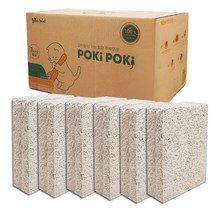 퍼키퍼키 고양이 두부모래 가는입자 7L 3kg X 6개, 무향, 7L 3kg X 6개(1BOX)