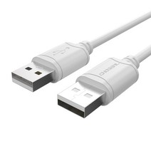 멀티 셋톱박스 Chooseal-USB 2.0 연장 케이블 유형 A Male to Male USB to USB 연장 코드 하드 디스크 TV, 02 WHITE_02 1.5m