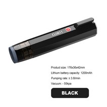 여행 전기 진공 보관 펌프 가정 의류 식품 보호기 가방 실러 기계 미니 포장, [05] Black