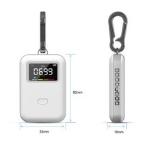 디지털 이산화탄소 기. 공기 에어 질 모니터. NDIR 센서. 가스 충전식 사무실용, 한개옵션0