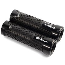 오토바이 액세서리 손잡이 바 그립 가와사키 닌자 400 300 250 ZX6R ZX10R ZX14R ZX12R ZX9R 500R 600R 750, 13 1 pair grips black