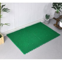 공사장 실외 흙털이발판 프라스틱 잔디 조립 현관매트 60x45 현관카펫트 오래쓰는