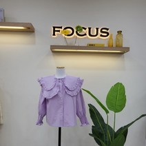 이중카라블라우스