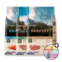 브레이버리 2kg 7kg 독 강아지 사료 치킨 이베리코 돼지 연어 살몬 포크 어덜트 라이트 다이어트, 브레이버리 독 포크 2kg + 우리집상전 사은품