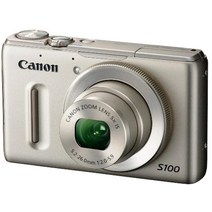 Canon 디지털 카메라 PowerShot S100 실버 PSS100(SL) 1210만 화소 광각 24mm 광학 5배 줌 3.0형 TFT 액정 컬러 모니터