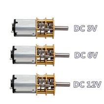 DC 3V 6V 12V N20 미니 마이크로 메탈 기어 모터 휠 포함 15 30 50 60 100 1000RPM 3D 프린터 부, 01 15rpm_01 3 볼트