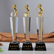 골프 피규어 스포츠 장식 홀인원 트로피 공예 선물, 높이 260MM