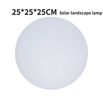 정원꾸미기 LED 빛나는 공 램프 장식 야외 가구 세트 잔디 광장 공원 부동 빛, 03 03