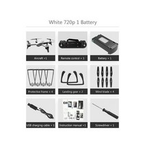 RC 드론 SG106 4K 1080P 720P HD 듀얼 카메라 옵티컬 플로우 공중 쿼드 콥터 와이파이 FPV 드론 긴 배터리 수명 VS E58, 720P black 1B Single