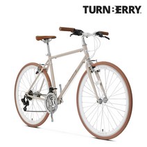 알톤 턴베리 H21 하이브리드자전거 21단 700C 클래식자전거, H21_베이지_500, 미조립