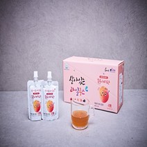 [솔티마을] 명품 아기 임산부 생 순수 복숭아 즙 과일 주스, 24개