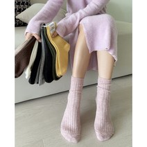 사니유니 하울캐시 울양말 울삭스 두꺼운 겨울 양말 무지 장목양말 따뜻한양말 캐시미어